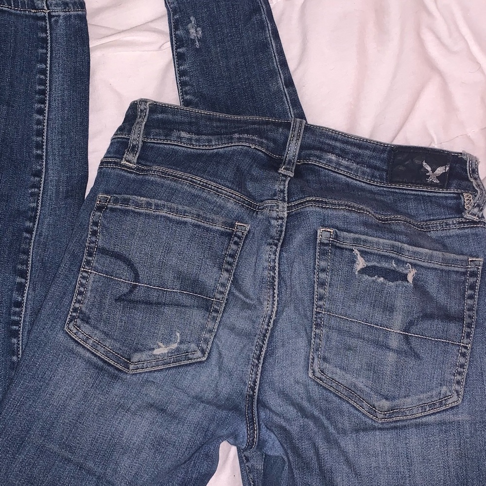 American Eagle Outfitters Distressed High Rise Jeggings